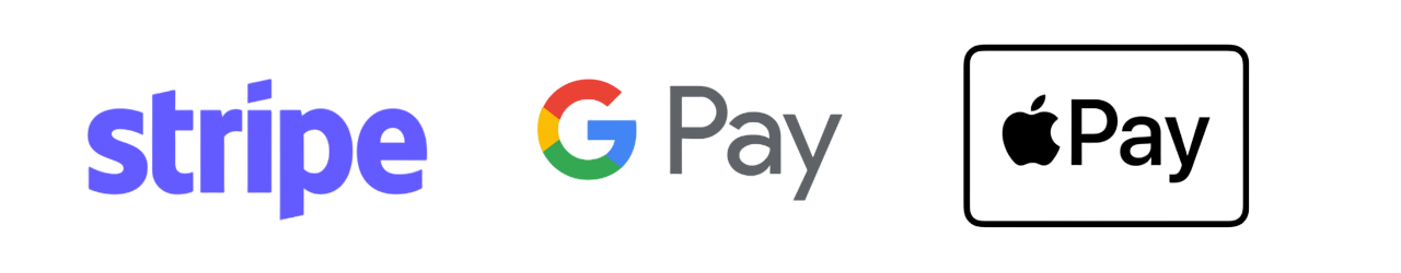 Apple Pay, G Pay and Stripe